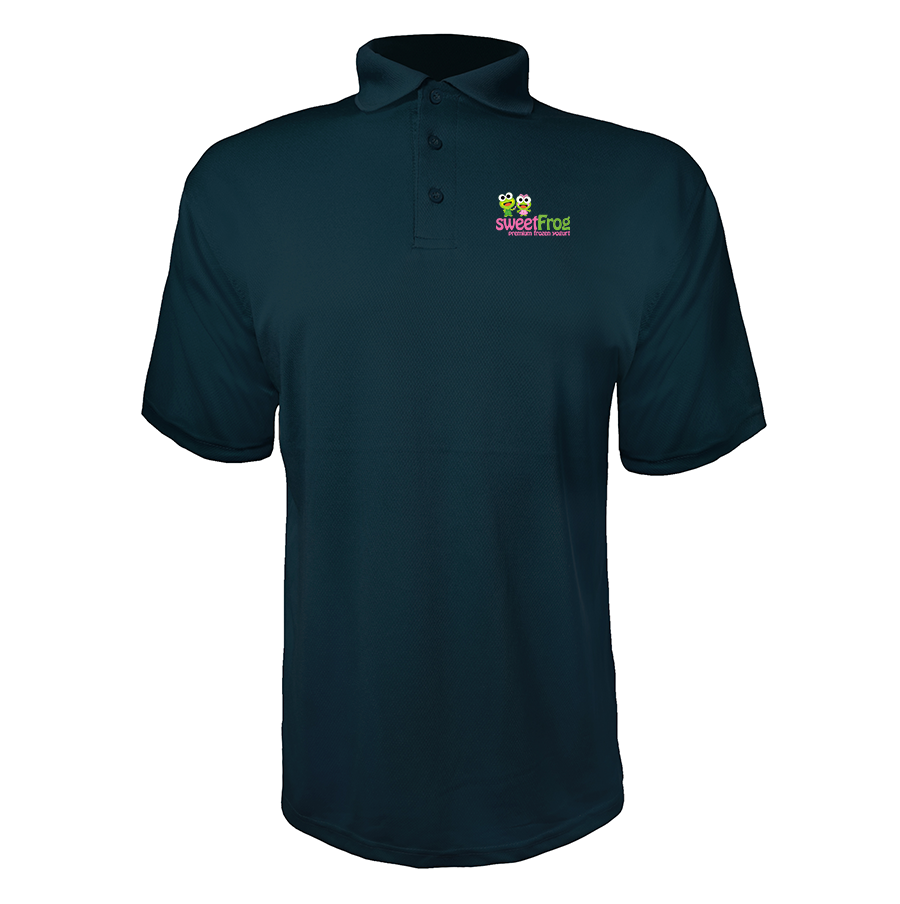 Men's Sweet Frog Frozen Polyester Polo